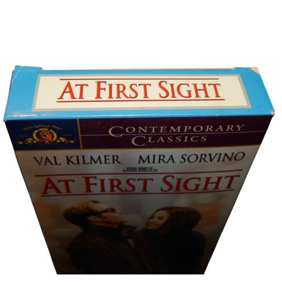 AT FIRST SIGHT Val Kilmer Mira Sorvino vintage VHS tape in original paper case - Picture 4 of 7